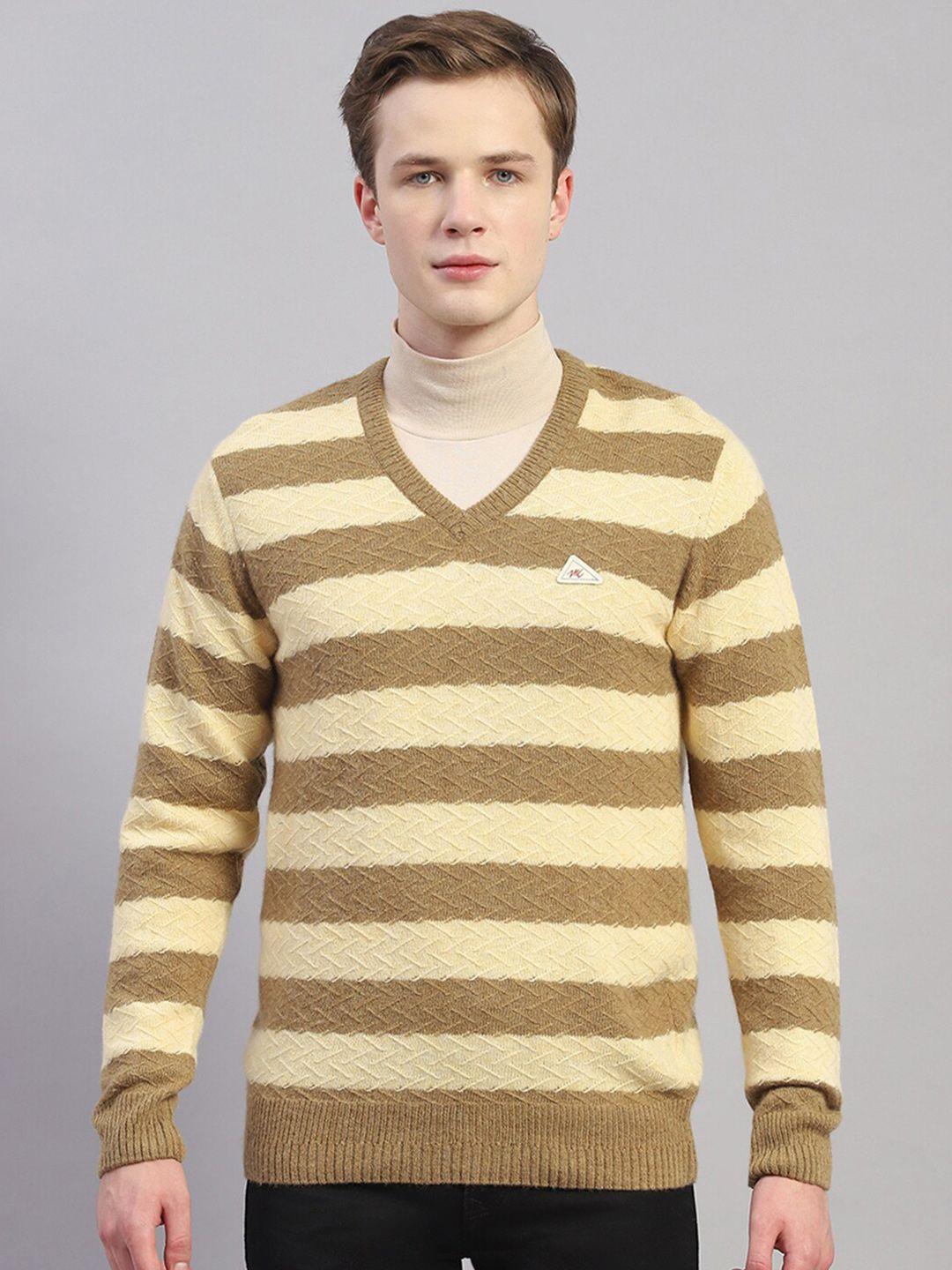 monte carlo striped woollen pullover