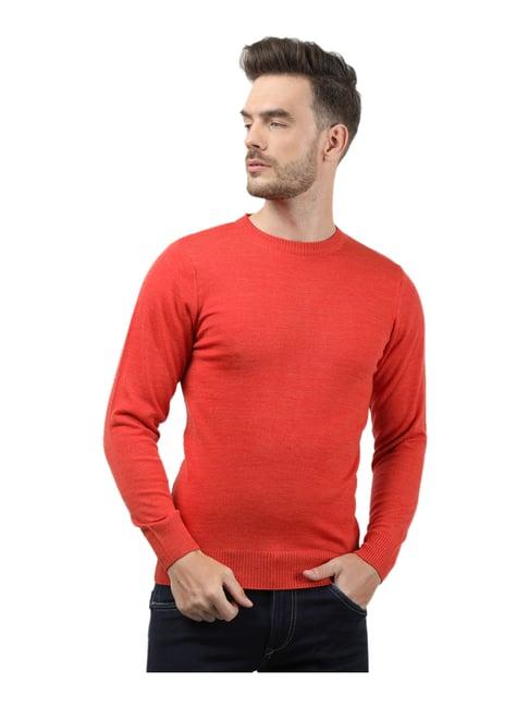 monte carlo tangerine  regular fit sweater