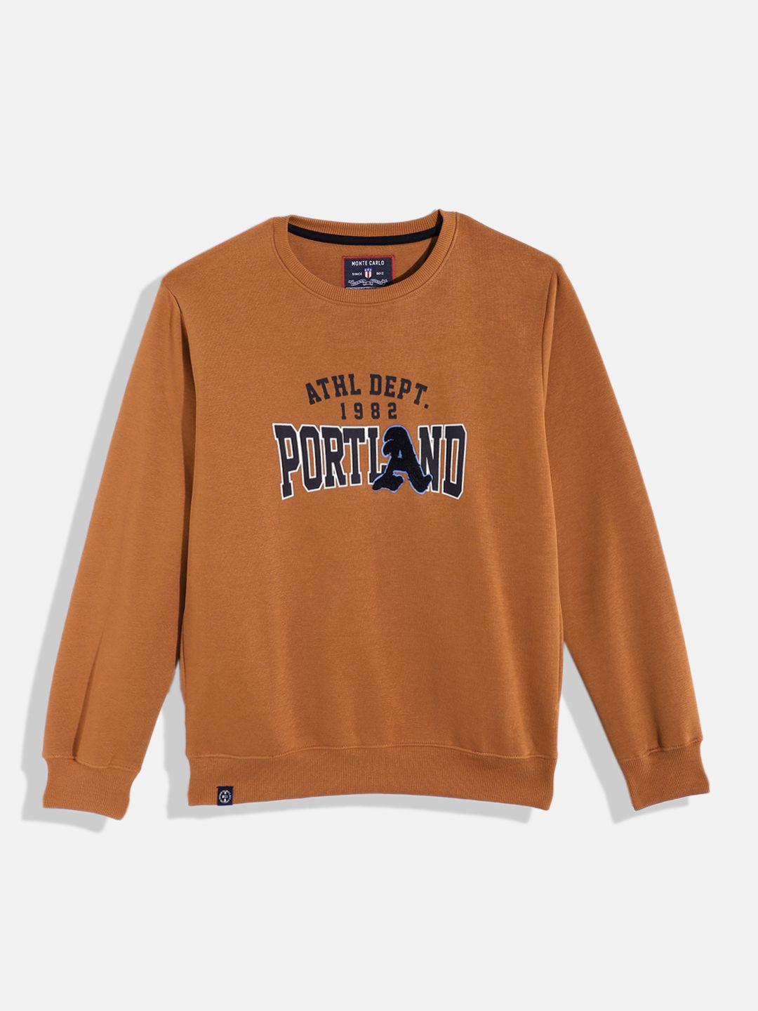 monte carlo teen boys printed sweatshirt