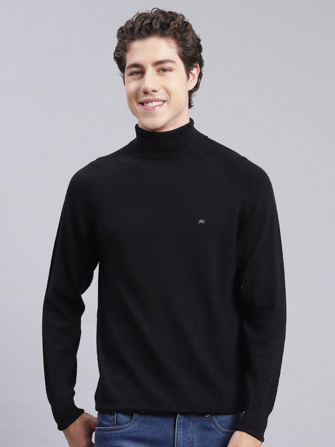 monte carlo turtle neck long sleeves woollen  pullover sweaters