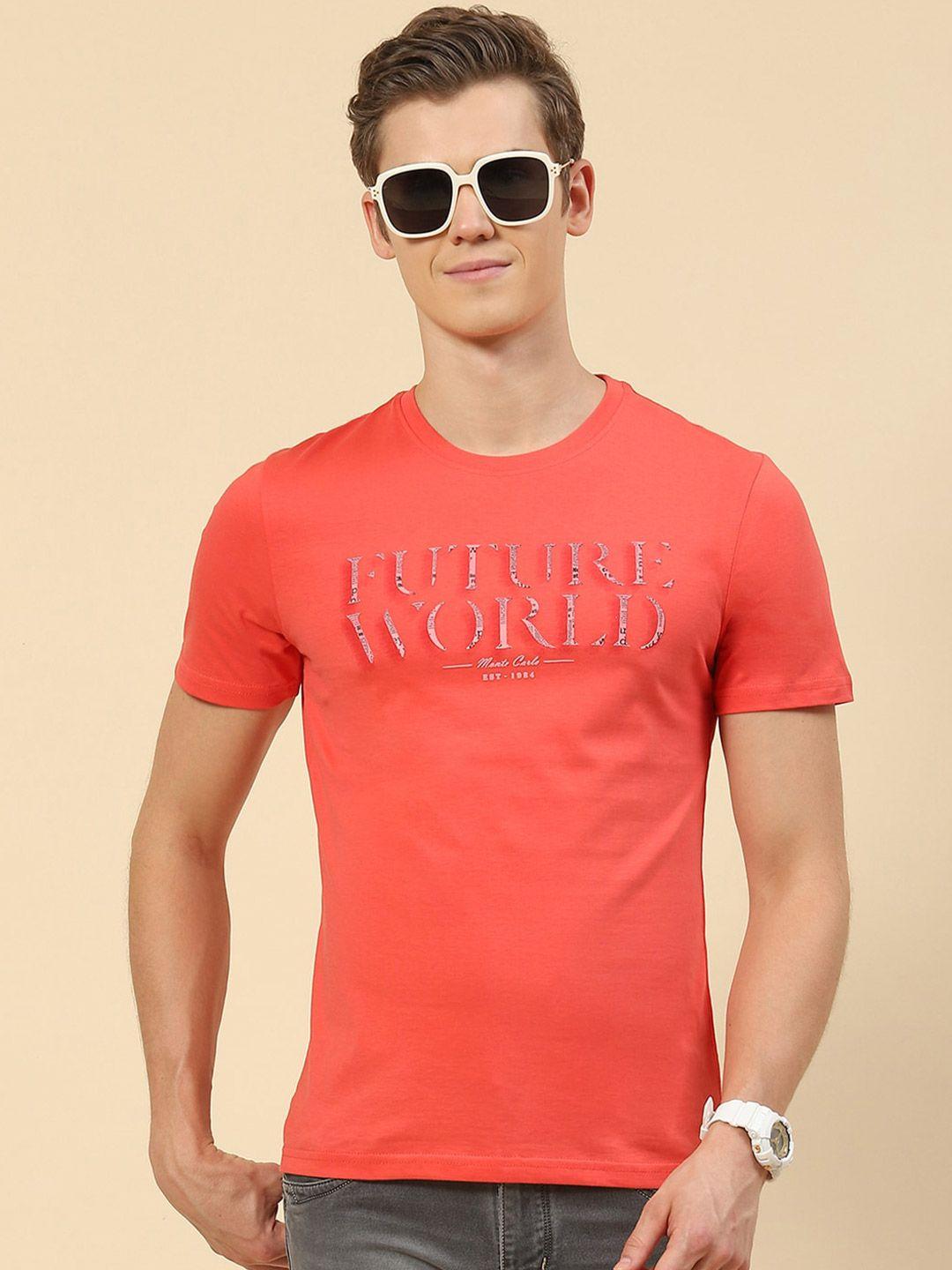monte carlo typography printed t-shirt