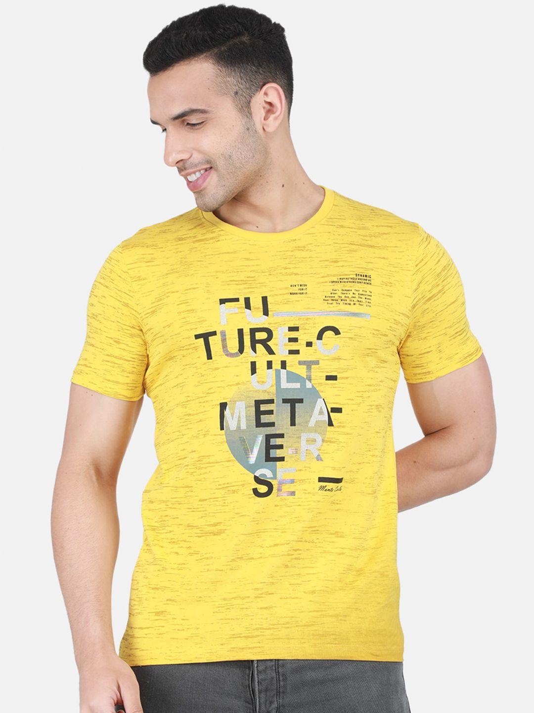 monte carlo typography round neck cotton t-shirt