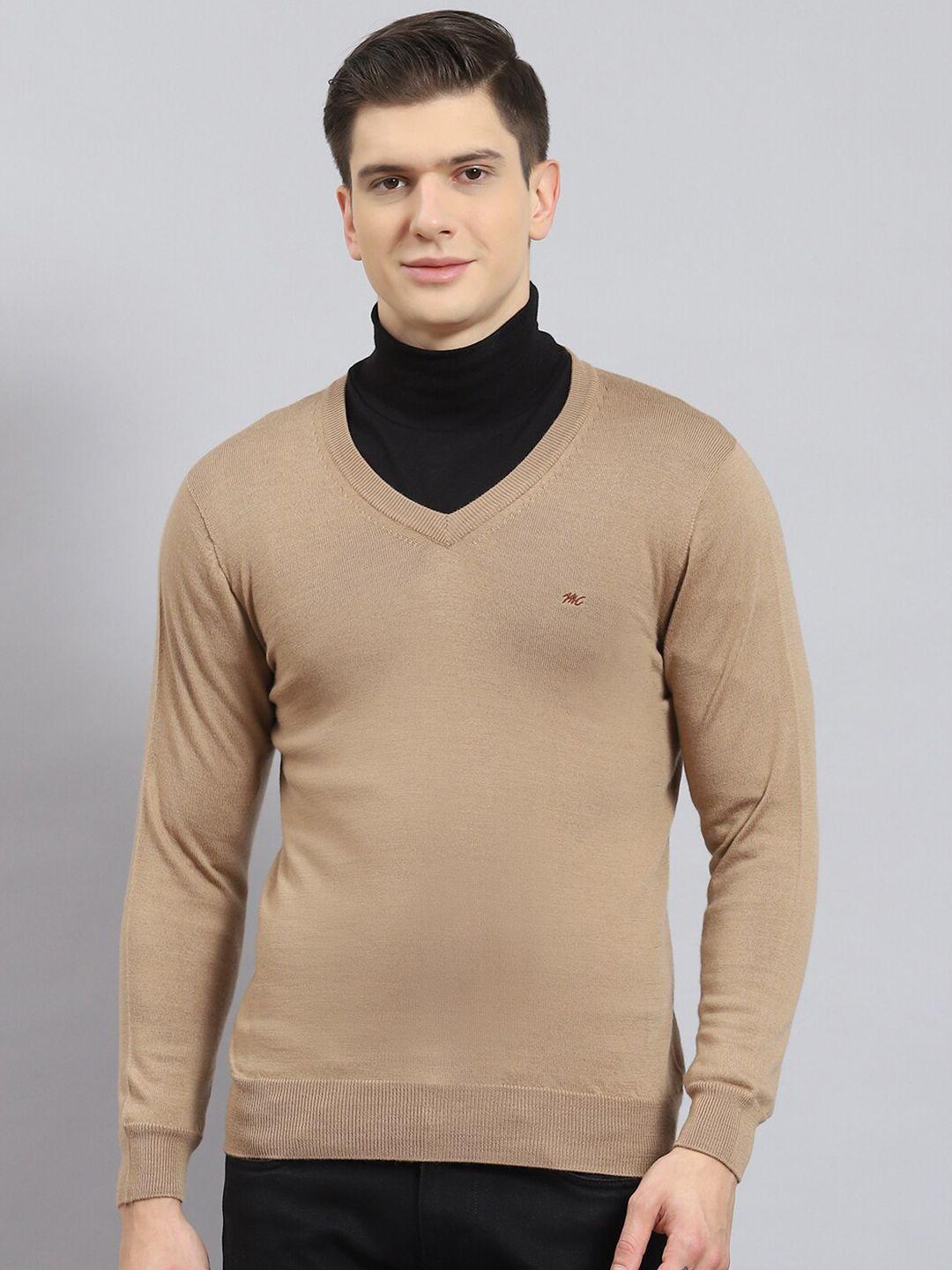 monte carlo v-neck woollen pullover