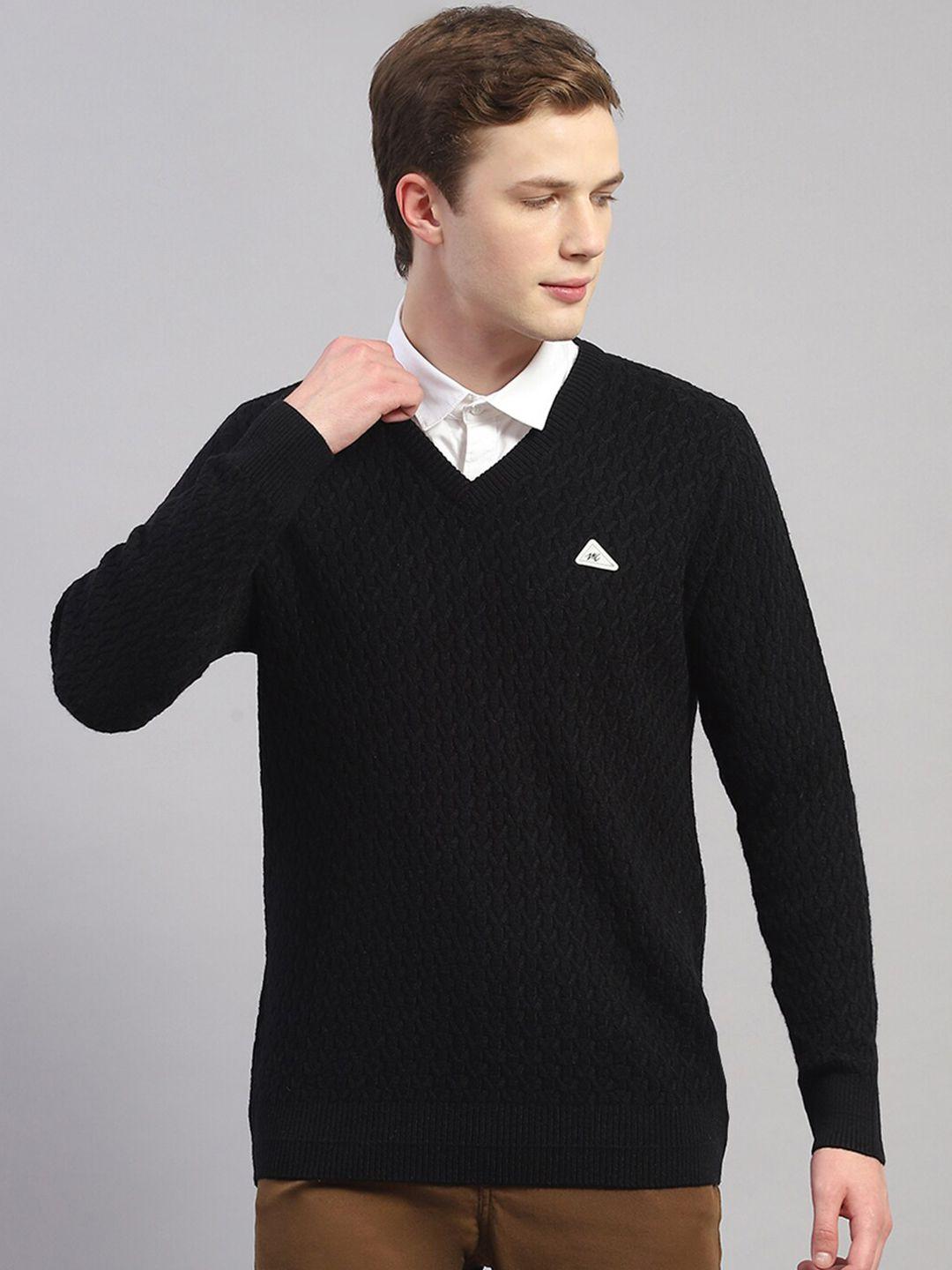 monte carlo v-neck woollen pullover