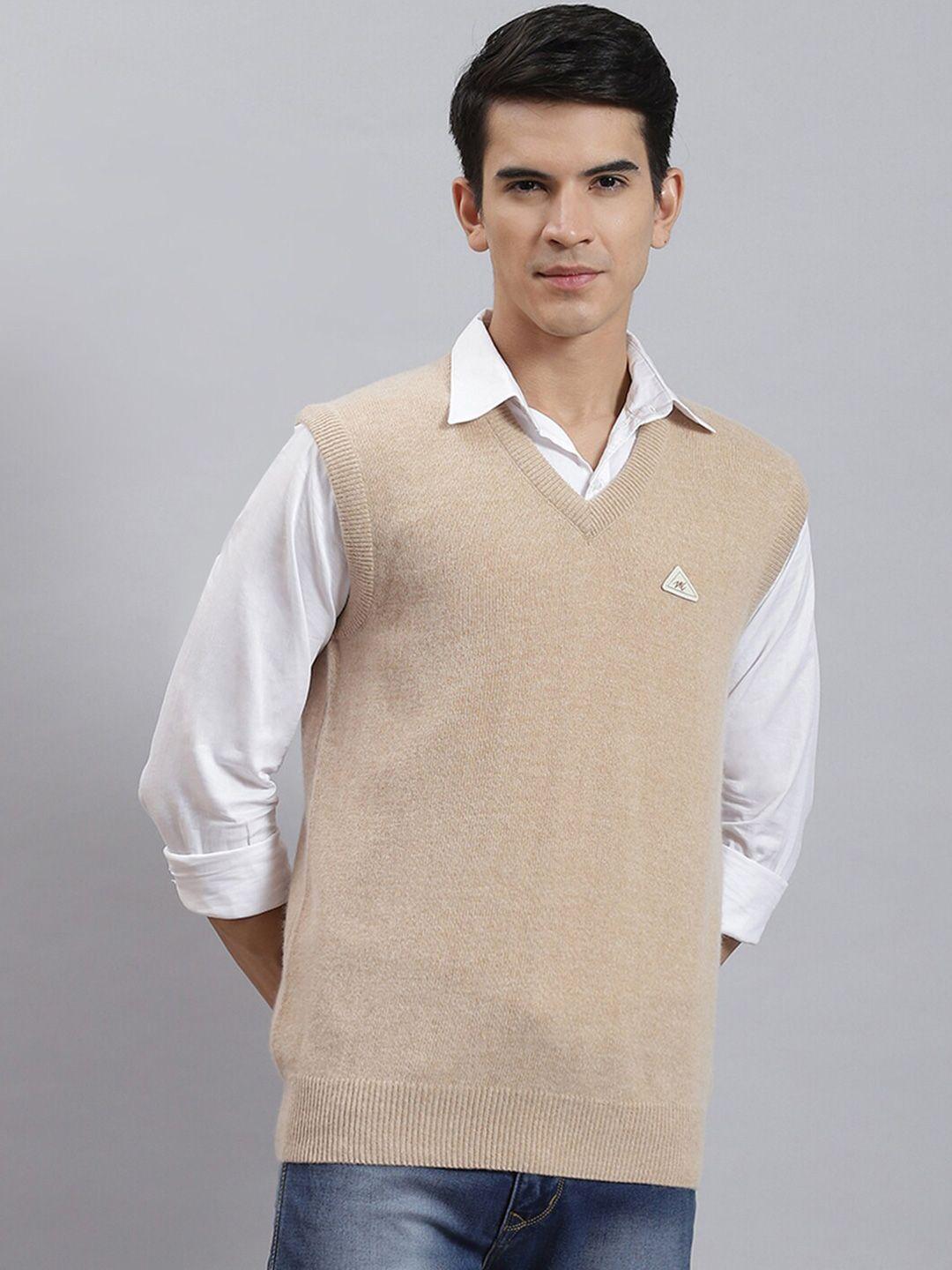 monte carlo v-neck woollen sweater vest