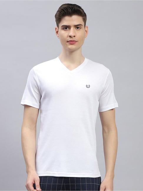 monte carlo white regular fit t-shirt