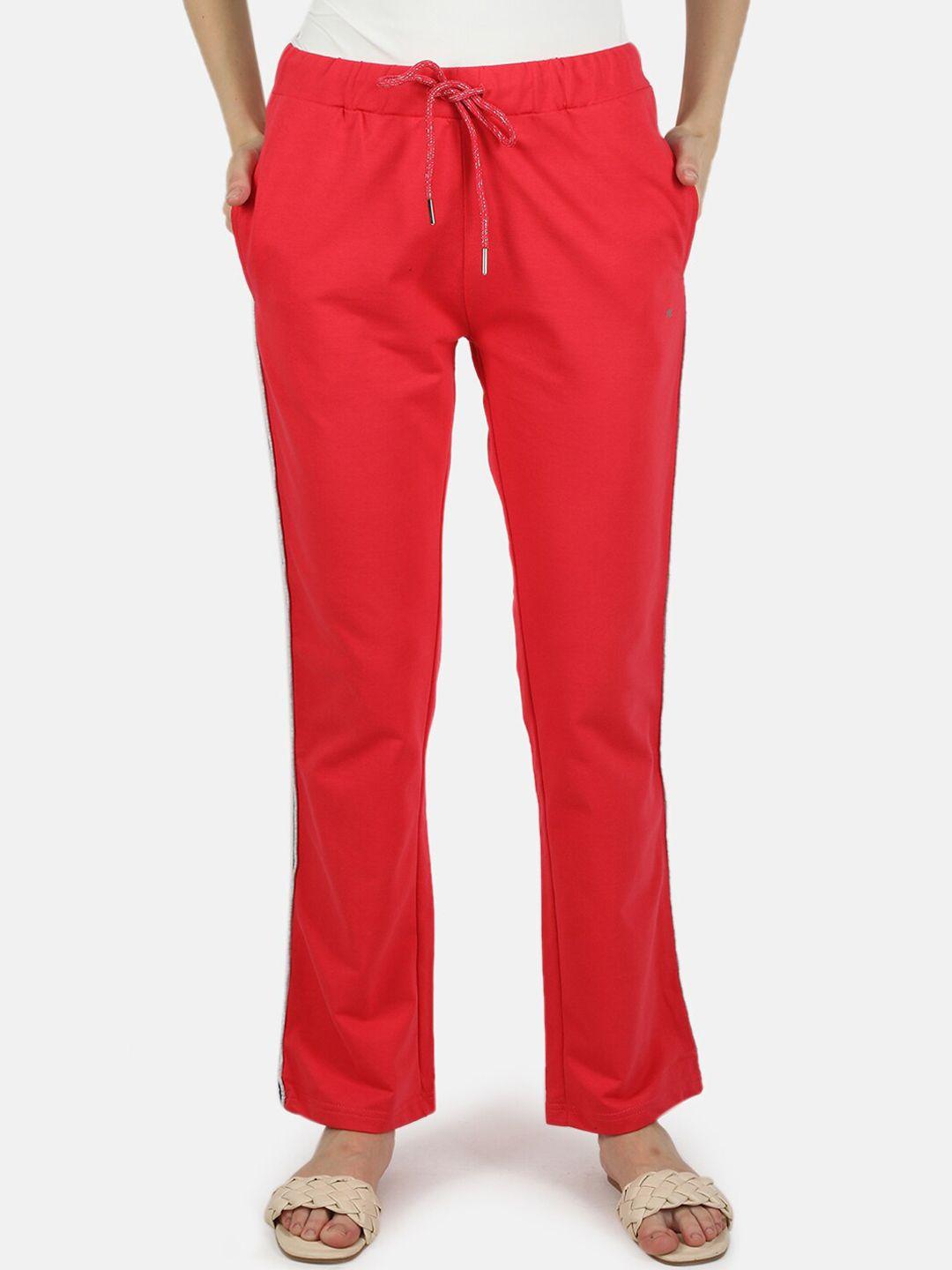 monte carlo women red solid lounge pants