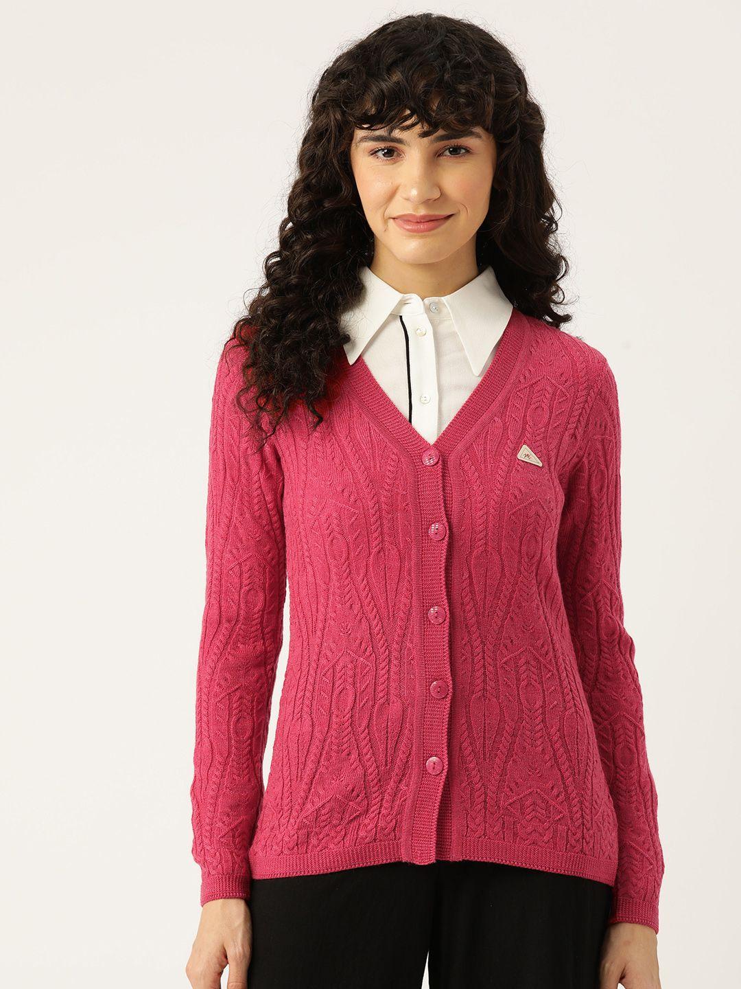 monte carlo women self-design cardigan