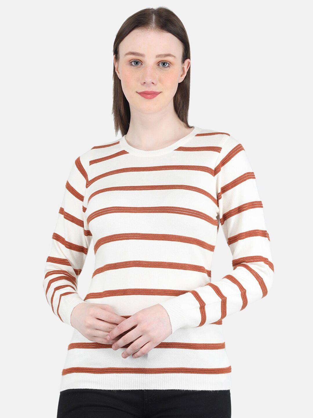 monte carlo women striped wool sweatshirt