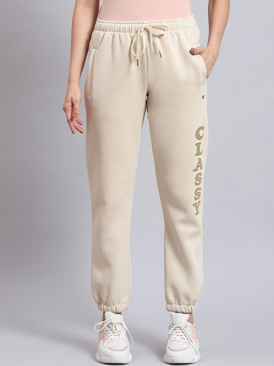 monte carlo women typography printed joggers