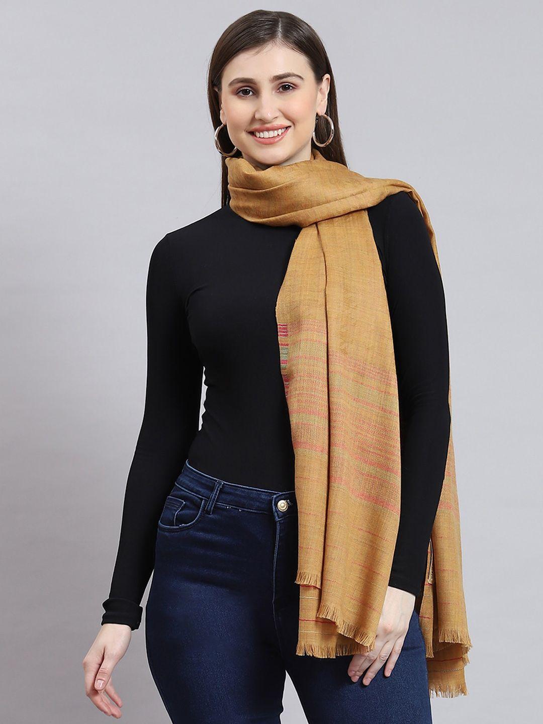 monte carlo woven-design shawl