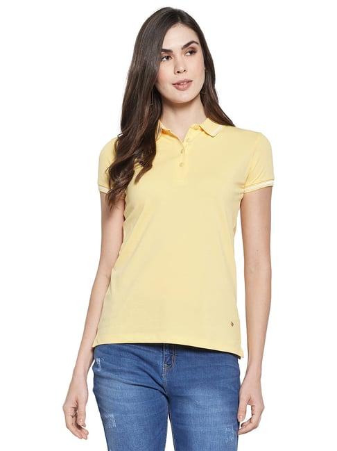 monte carlo yellow polo t-shirt