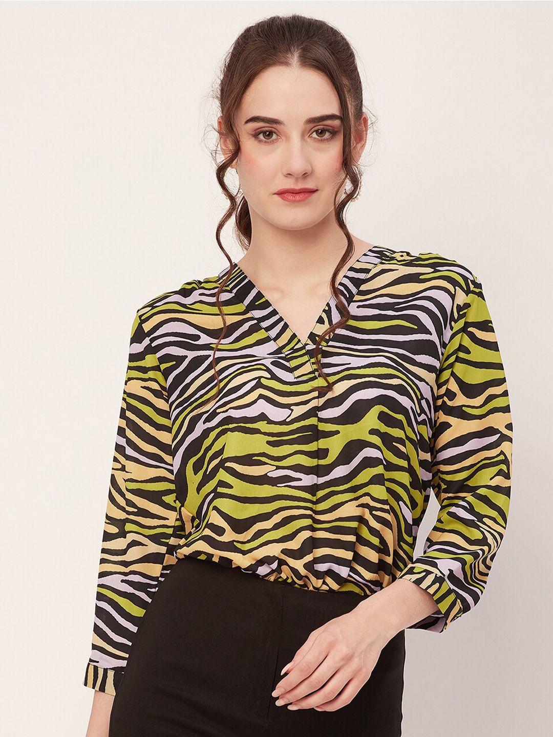 moomaya animal printed casual shirt