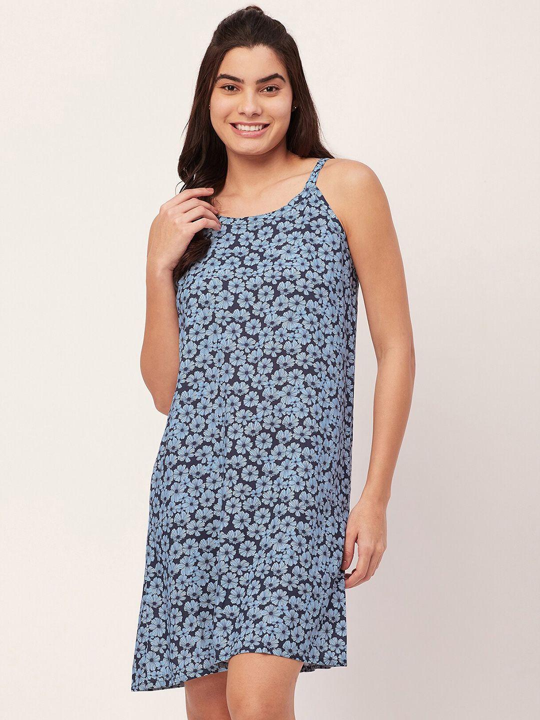 moomaya floral printed cami nightdress