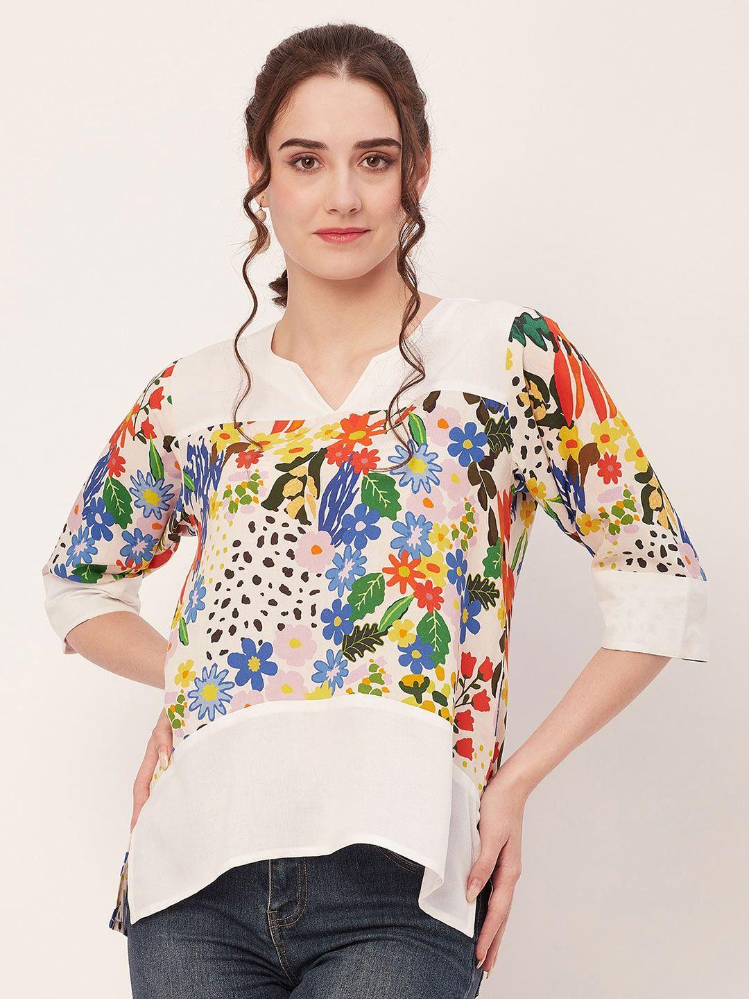 moomaya floral printed top