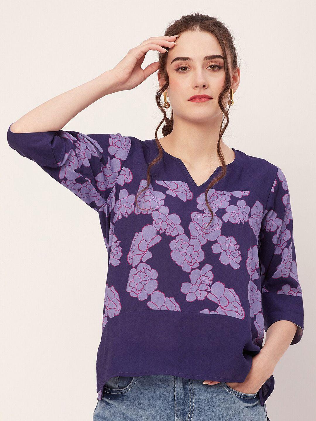 moomaya floral printed top