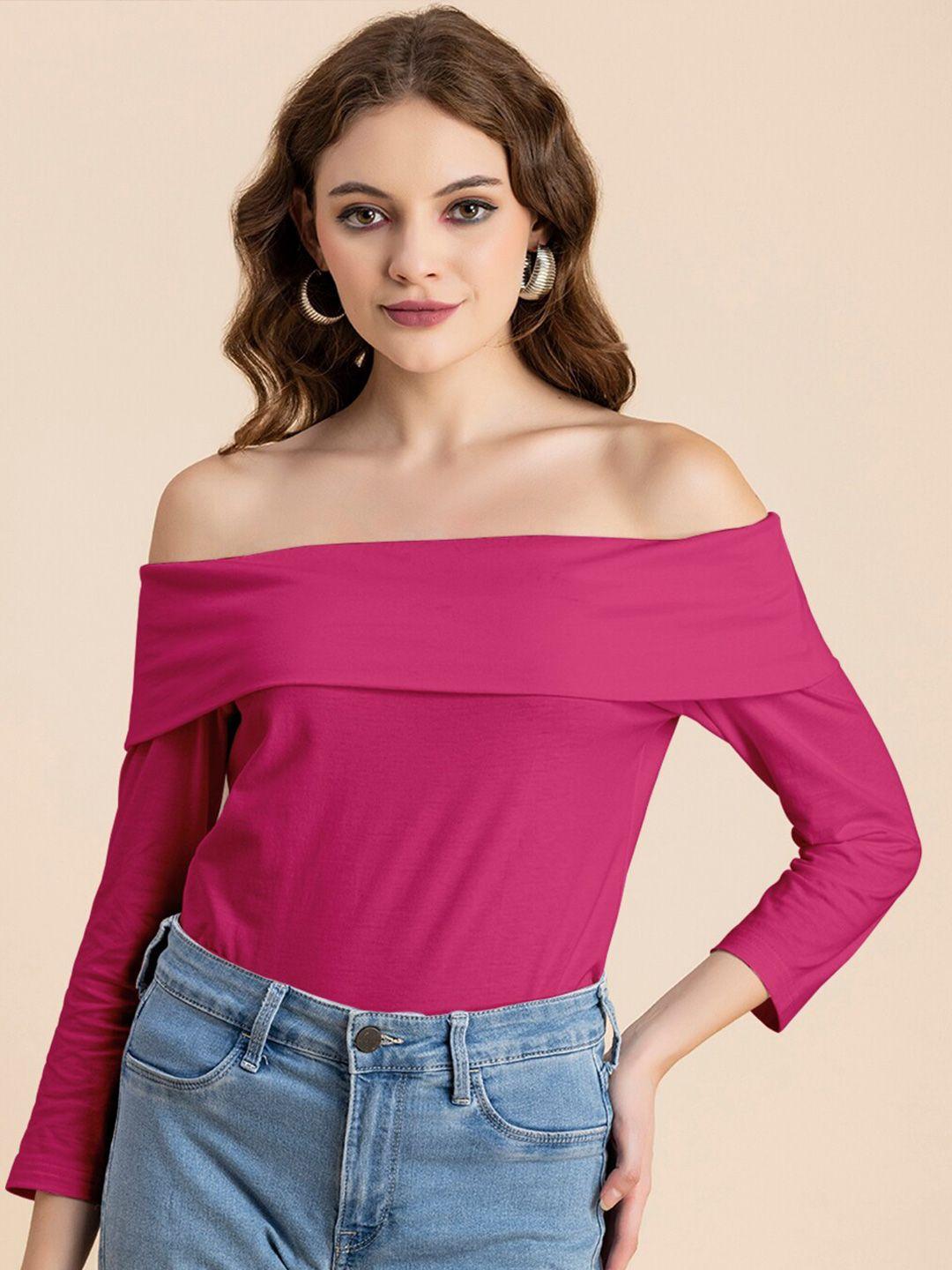 moomaya off-shoulder bardot top