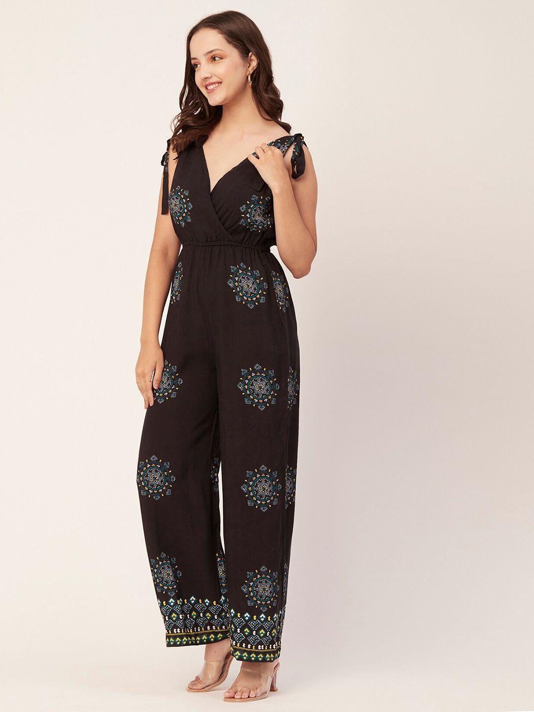 moomaya printed basic jumpsuit