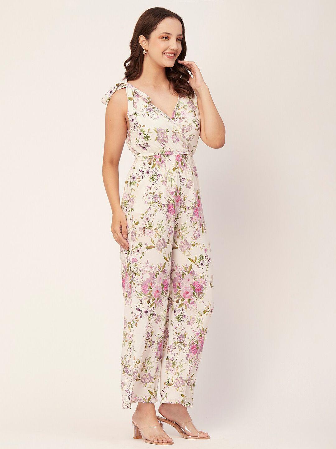 moomaya printed basic jumpsuit