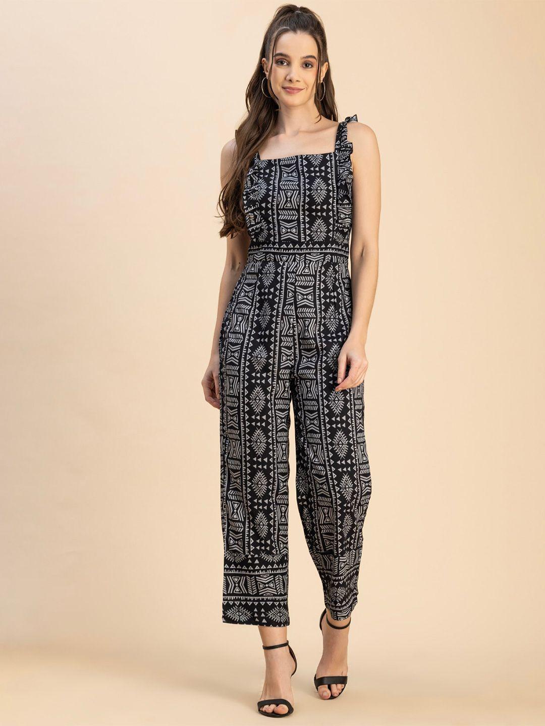 moomaya printed basic jumpsuit