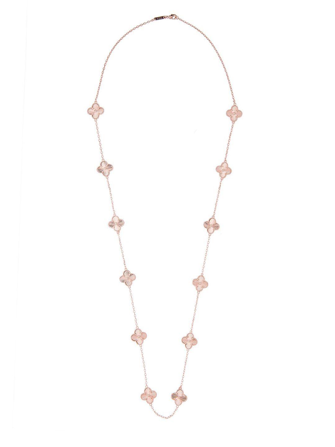 moon dust women rose-gold plated chain