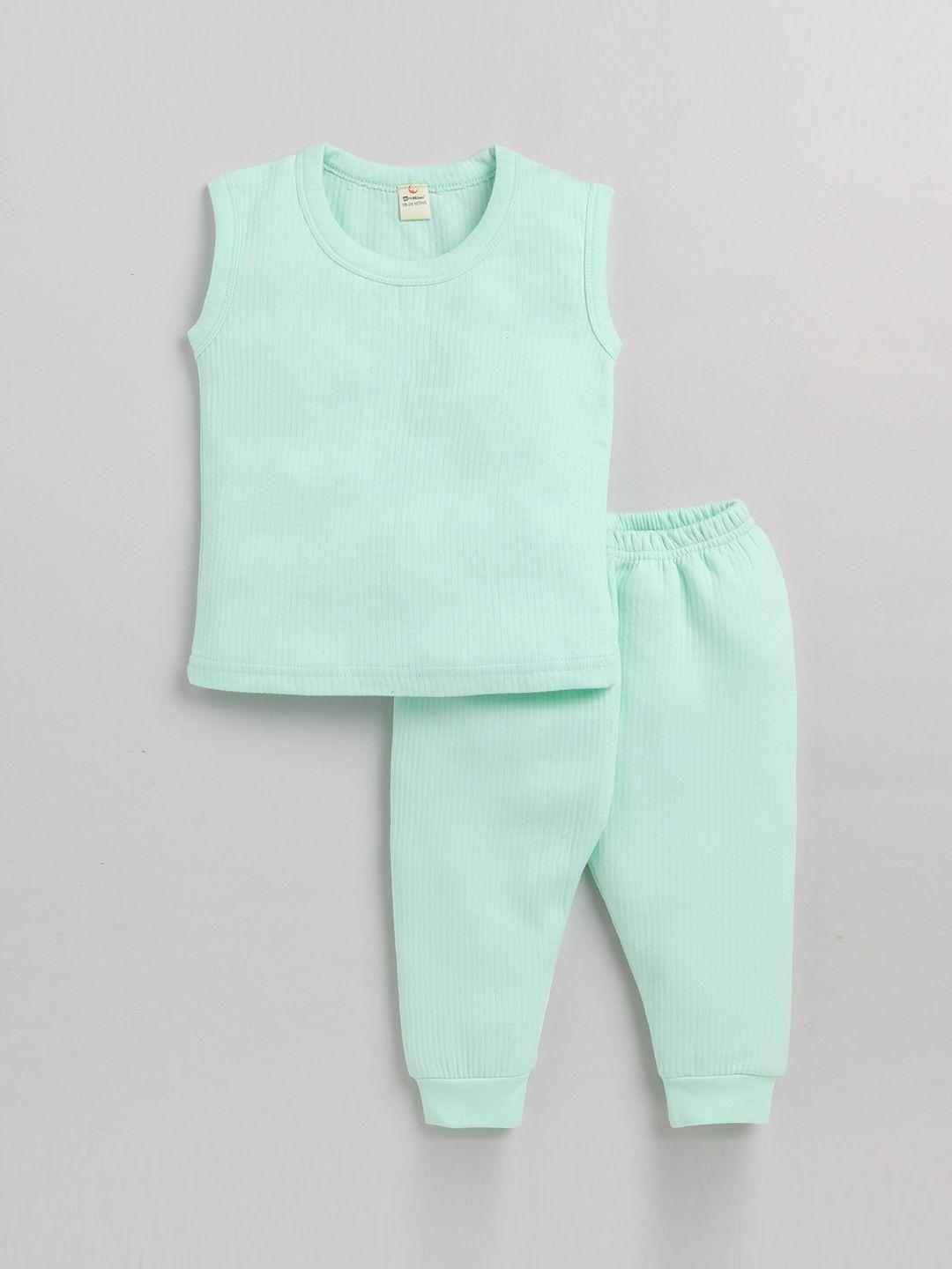 moonkids infant boys green thermal set