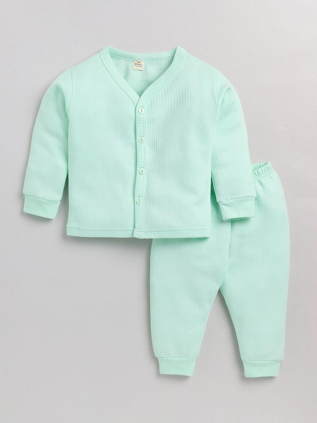 moonkids infants green lightweight thermal set