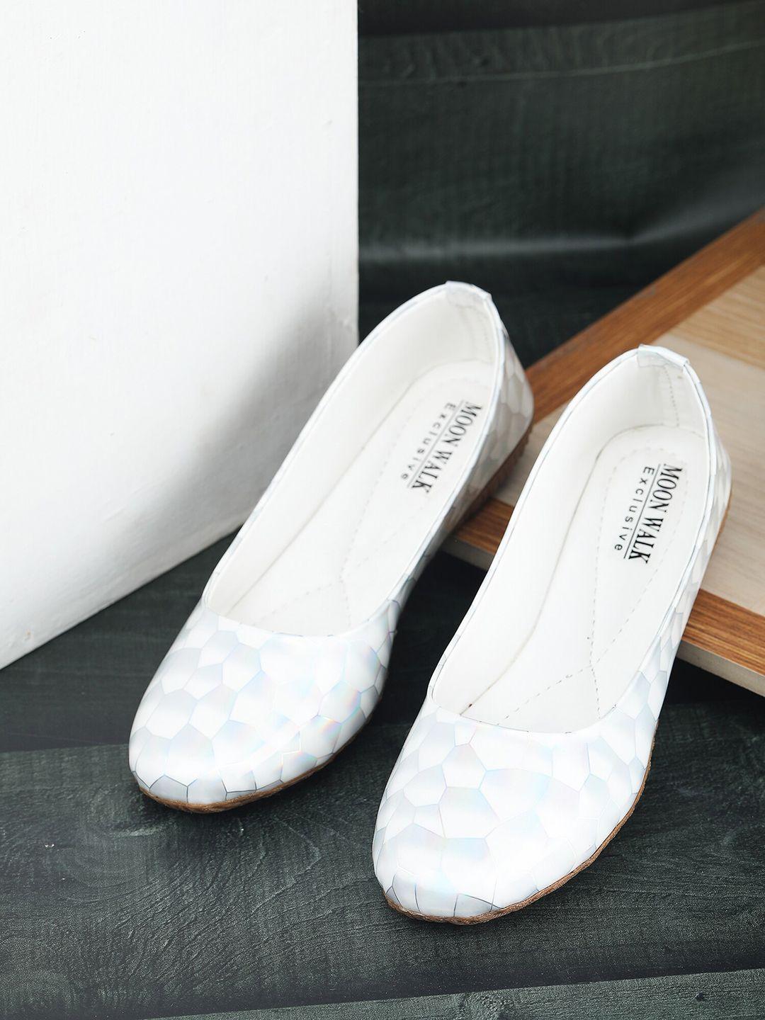 moonwalk women printed ballerinas