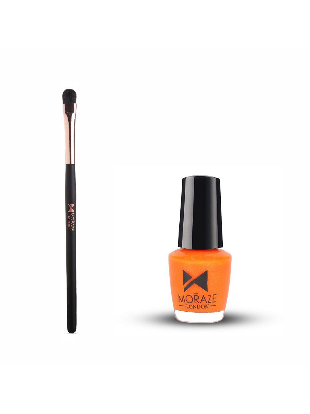 moraze set of eyeshadow brush & nail paint 5 ml - chitty chitty