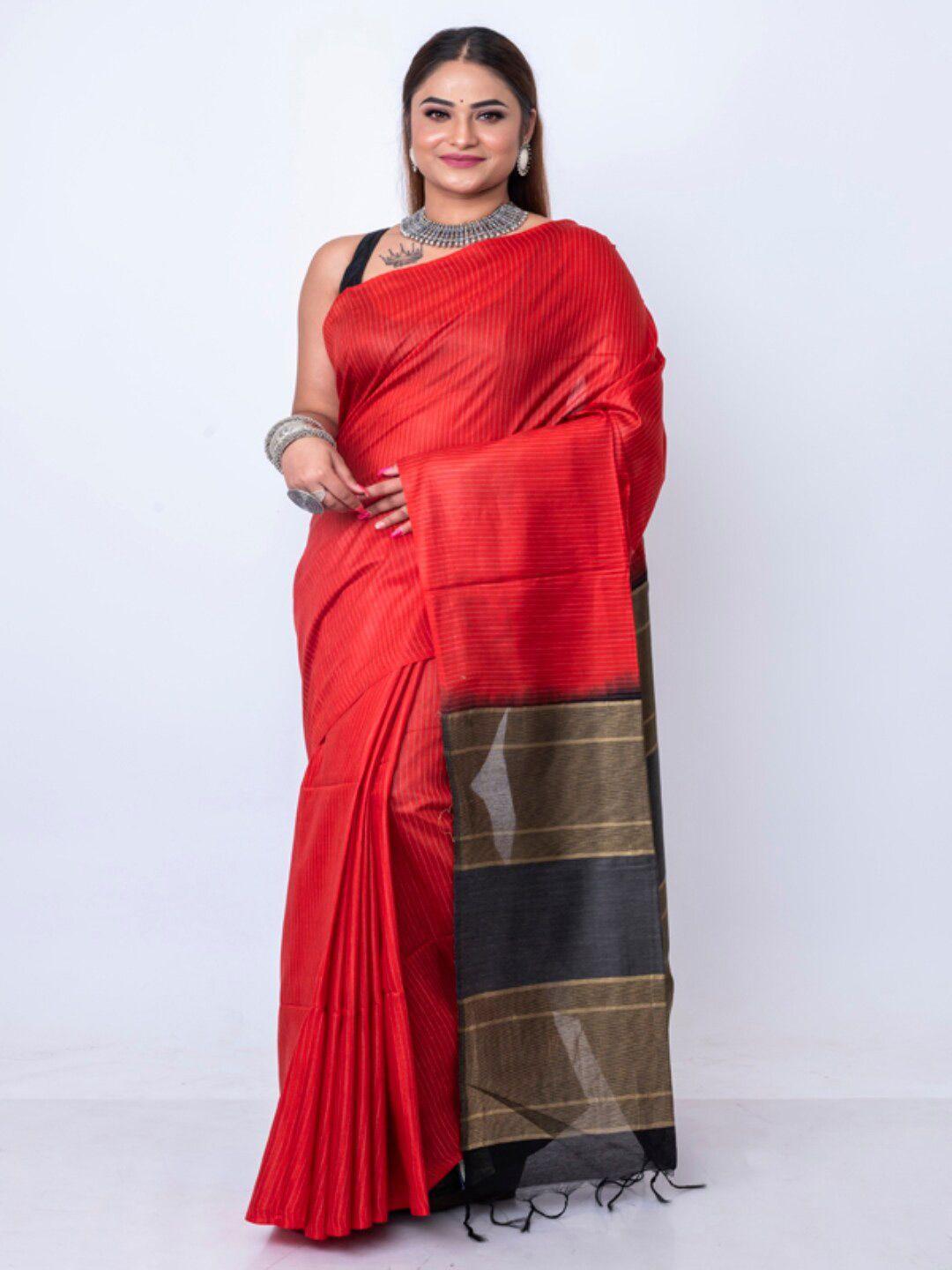 morchari striped bhagalpuri saree
