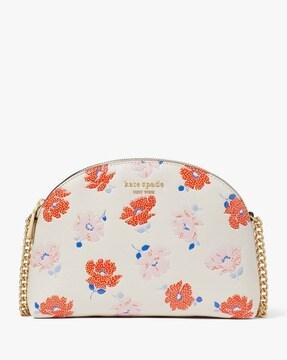 morgan dotty floral embossed dome crossbody bag