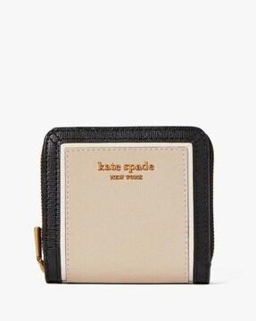 morgan colorblocked small compact wallet