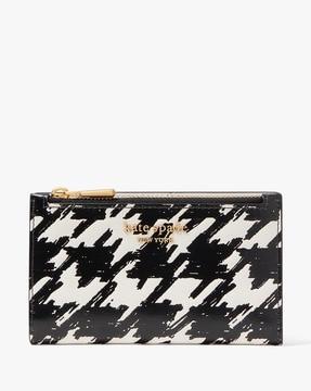 morgan painterly houndstooth wallet