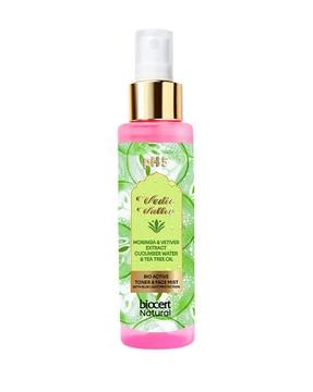 moringa & vetiver extract bio active toner & face mist