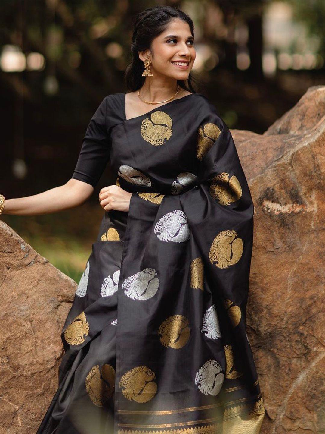 morly ethnic woven design zari kanjeevaram saree