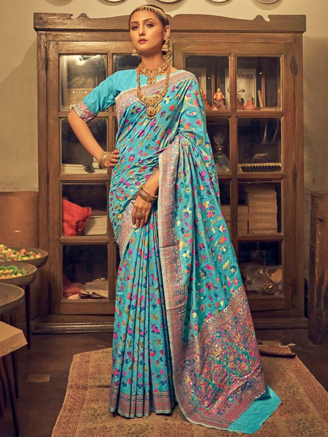 morly floral printed zari kanjeevaram saree