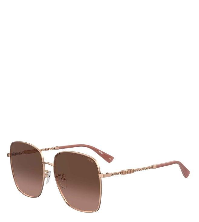 moschino 205436ddb61ha uv protected square sunglasses for women