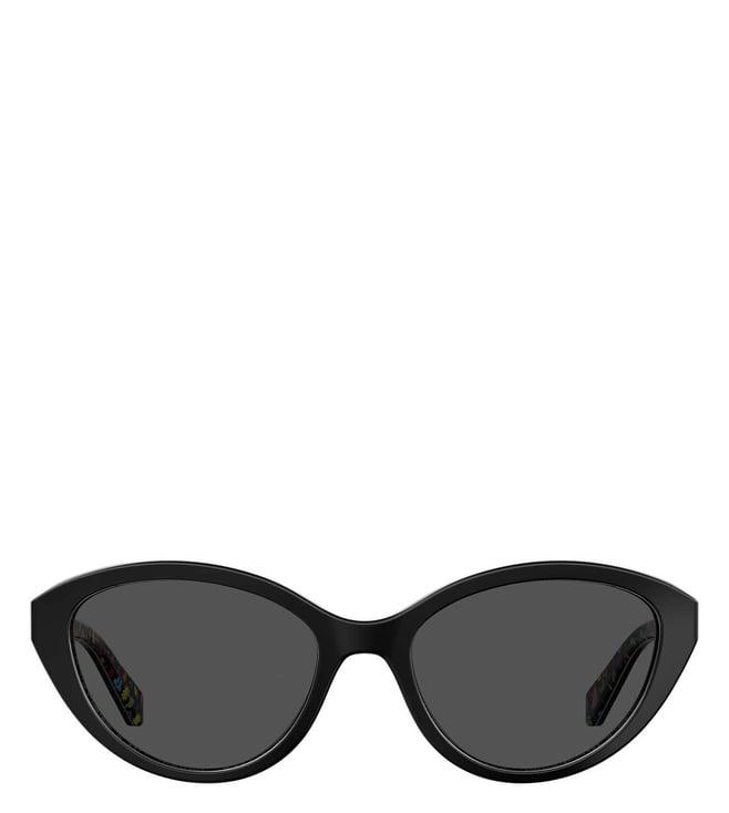 moschino love 20386780754ir polarized grey oval sunglasses for women