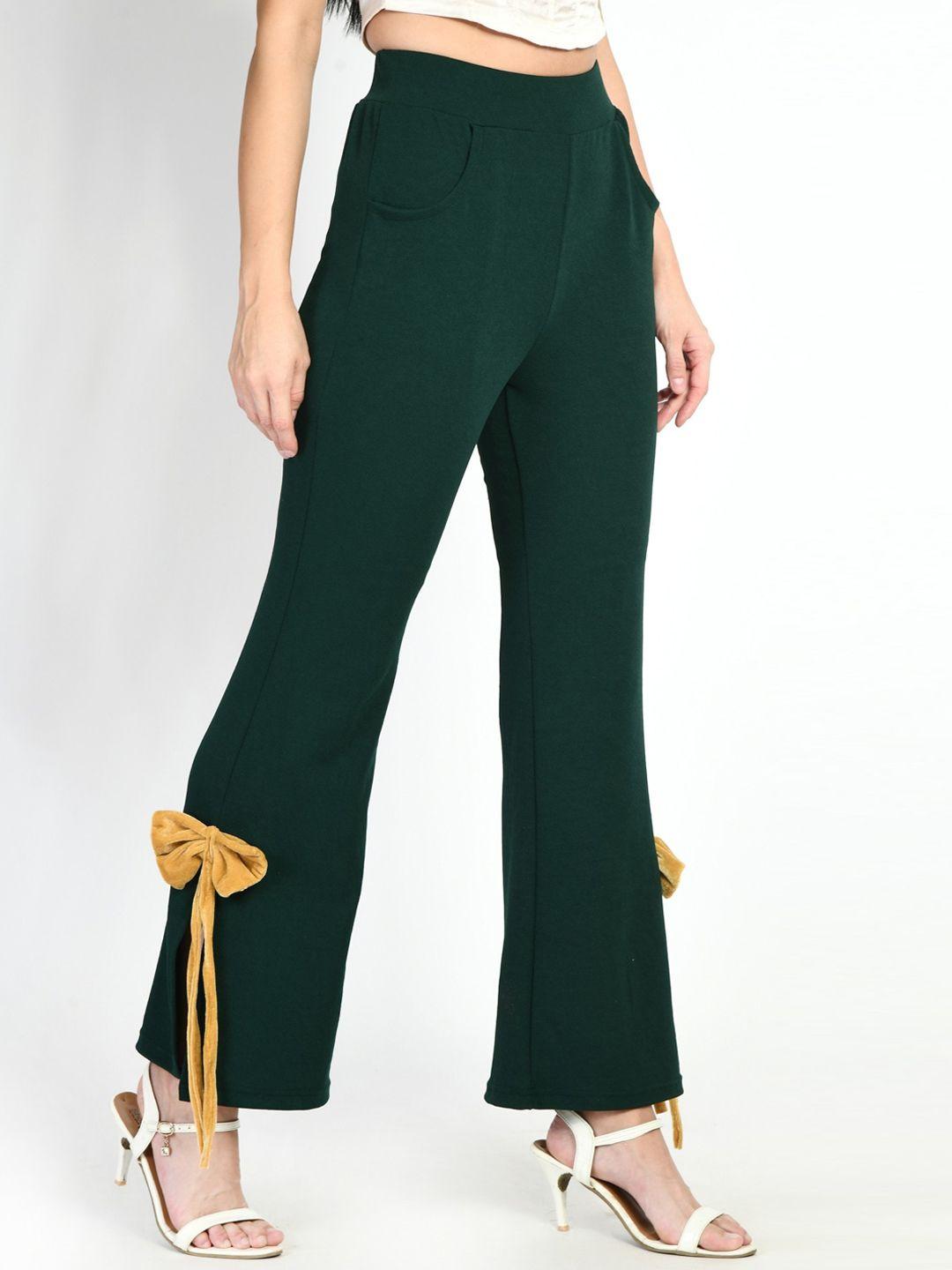 moshe women relaxed fit high-rise parallel trousers