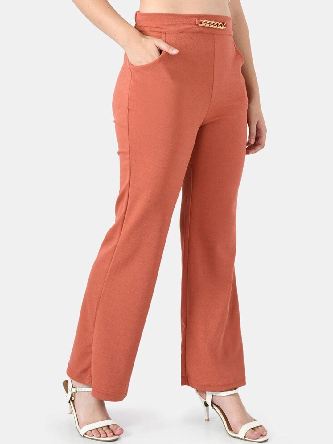 moshe women relaxed high-rise parallel trousers