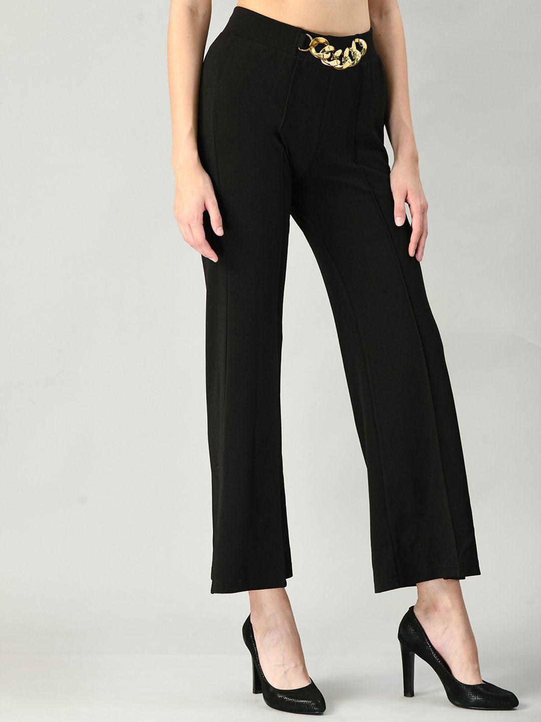 moshe women relaxed high-rise parallel trousers