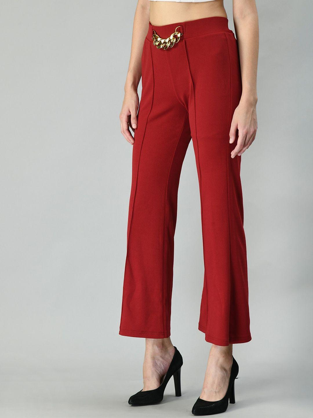 moshe women relaxed high-rise parallel trousers