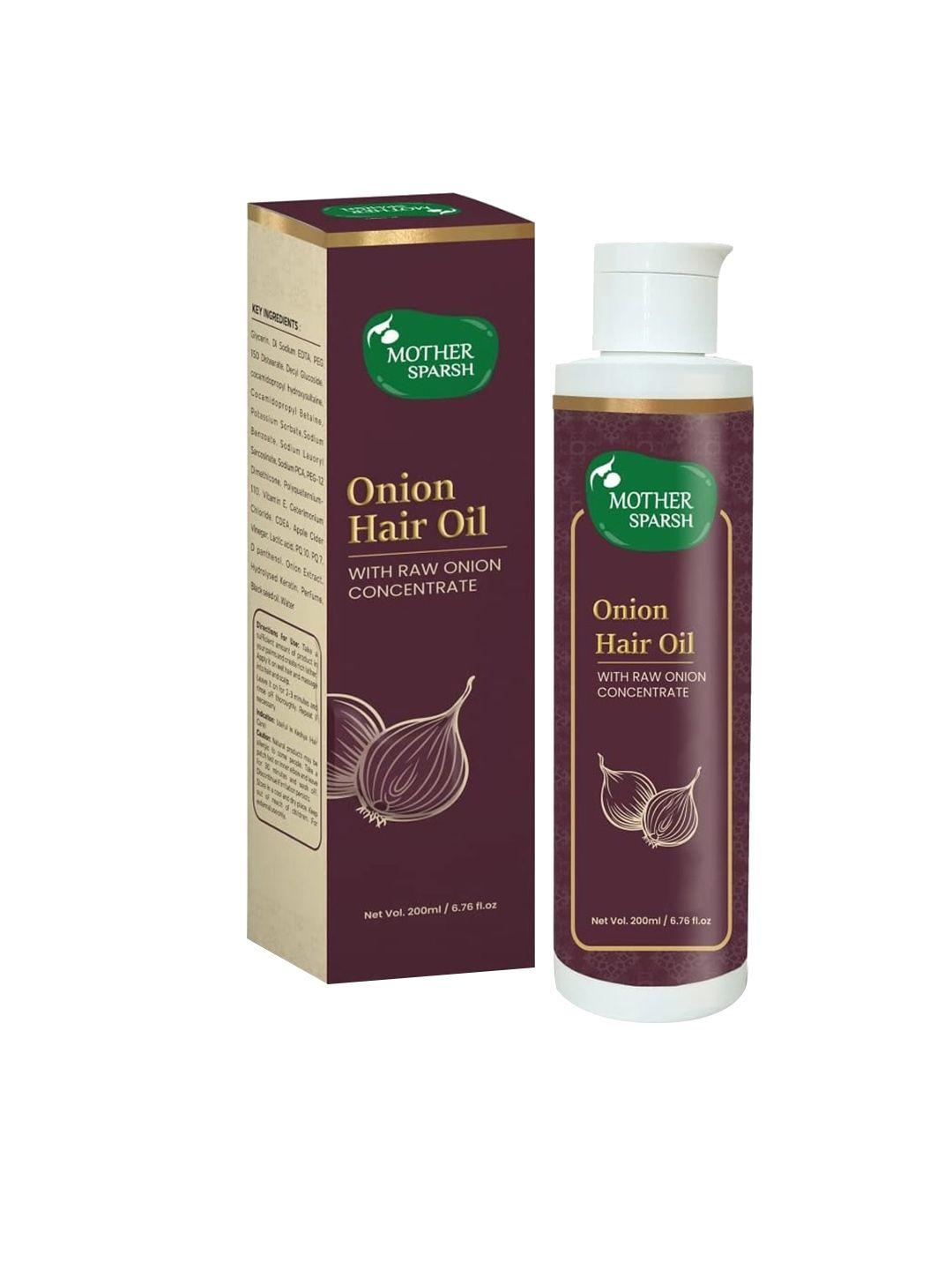 mother sparsh onion hair oil with raw onion concentrate- 200ml