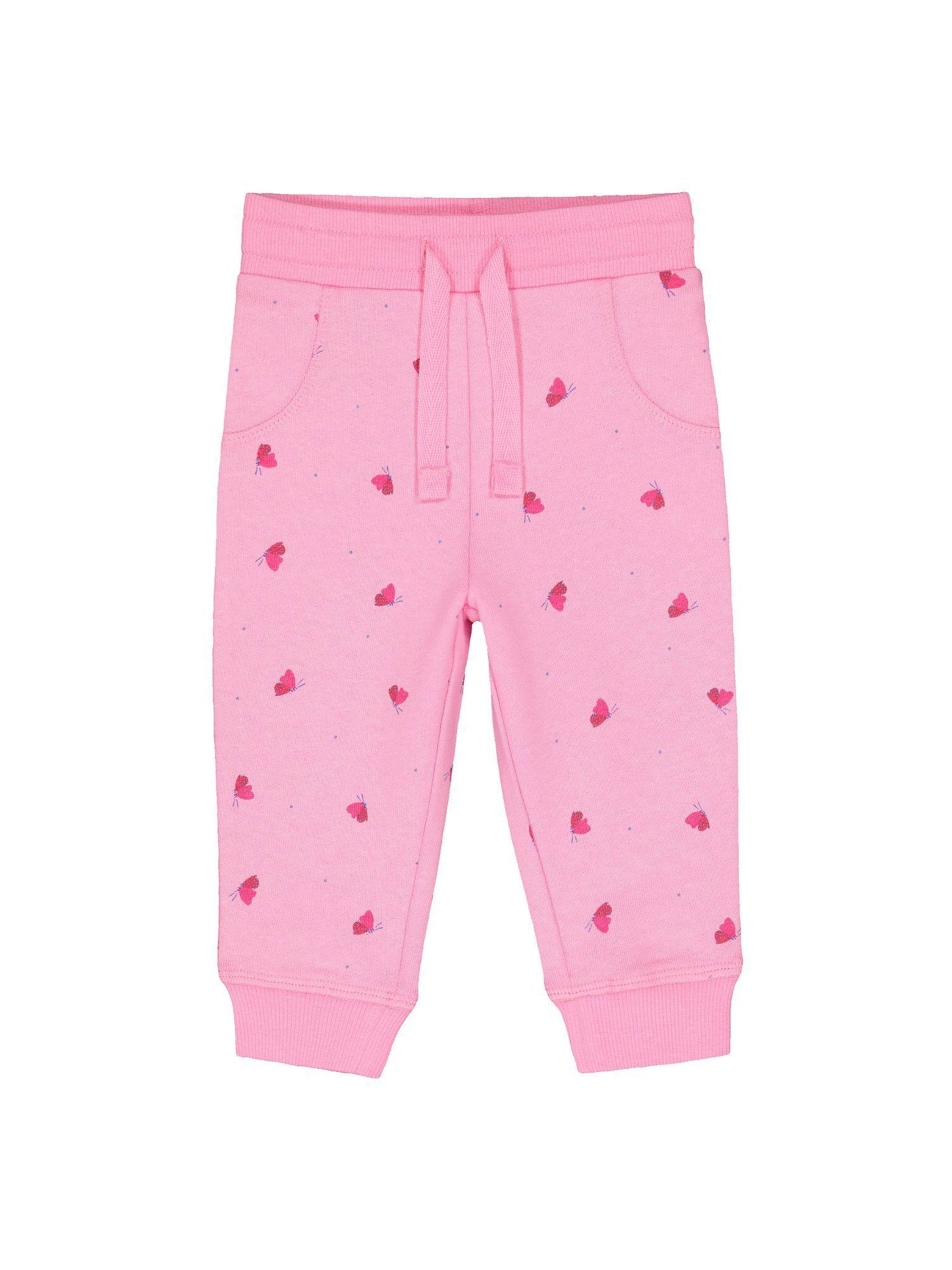 mother care pink butterfly joggers