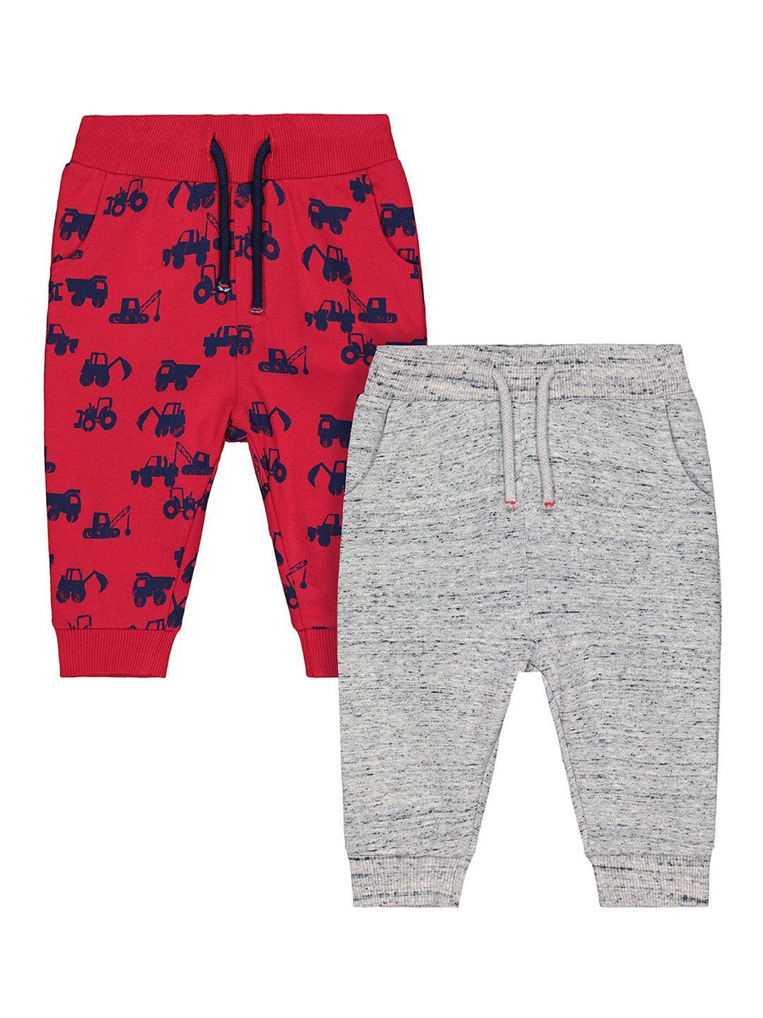 mothercare boys pack of 2 conversational printed joggers