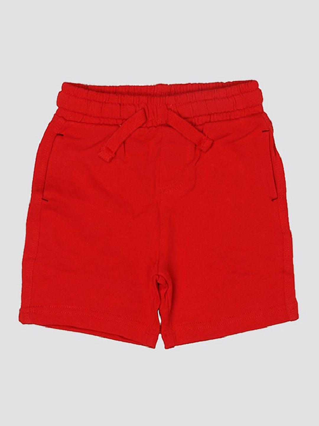 mothercare boys solid mid-rise shorts