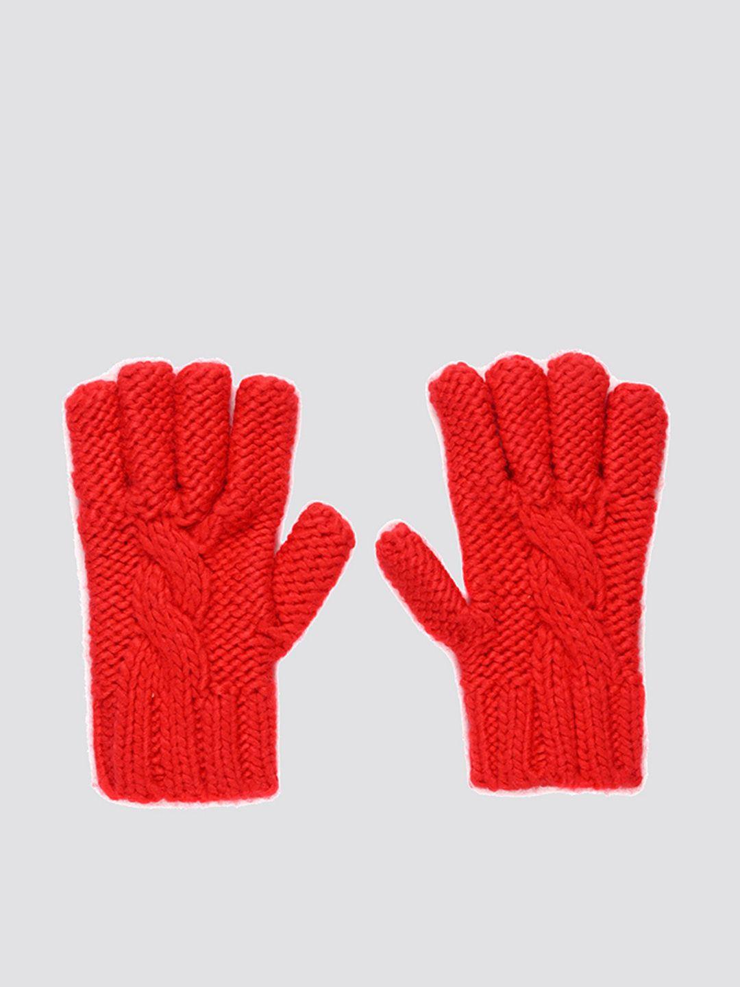 mothercare boys woven braided hand gloves