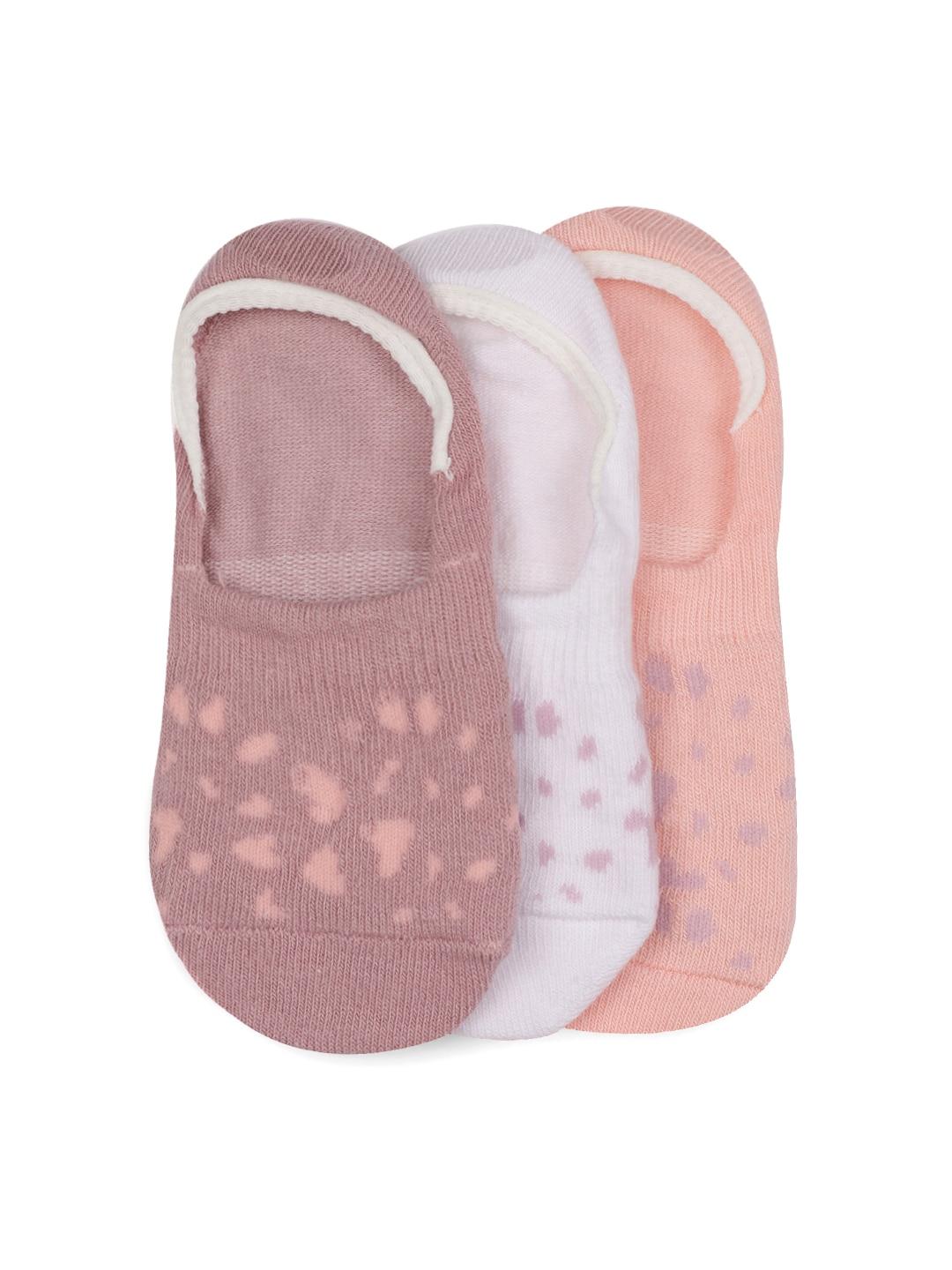 mothercare girls pack of 3 shoe liners
