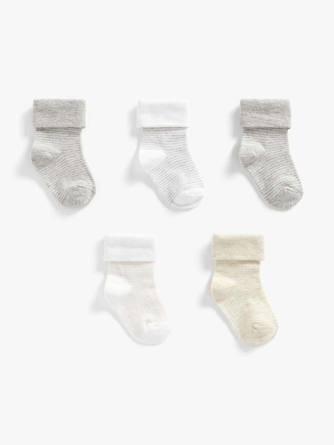 mothercare infant boys pack of 5 patterned ankle-length socks