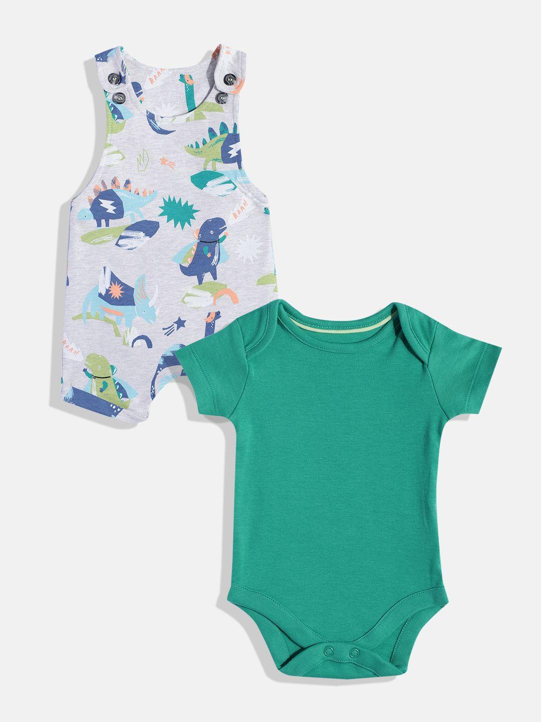 mothercare infant boys pack of rompers & bodysuit